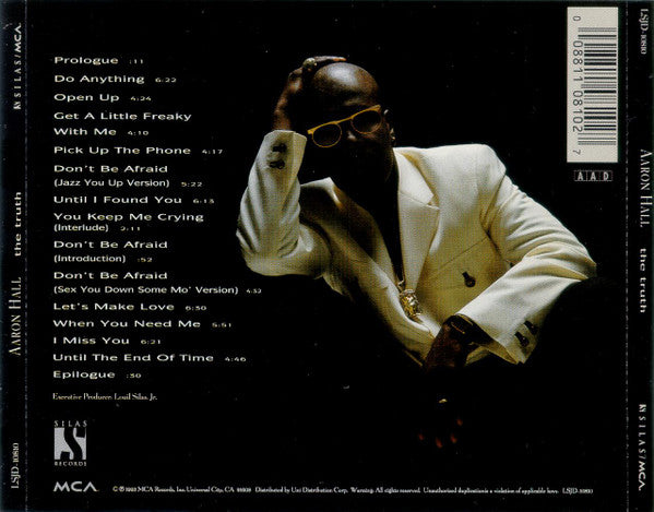 英LP Aaron Hall Truth MCA10810 MCA /00260 Aaron Hall – The Truth – Vinyl (LP, Album), 1993 [r1500086