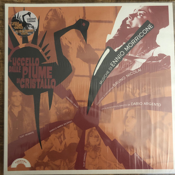 Ennio Morricone : L'Uccello Dalle Piume Di Cristallo (LP,Album,Limited Edition,Reissue)