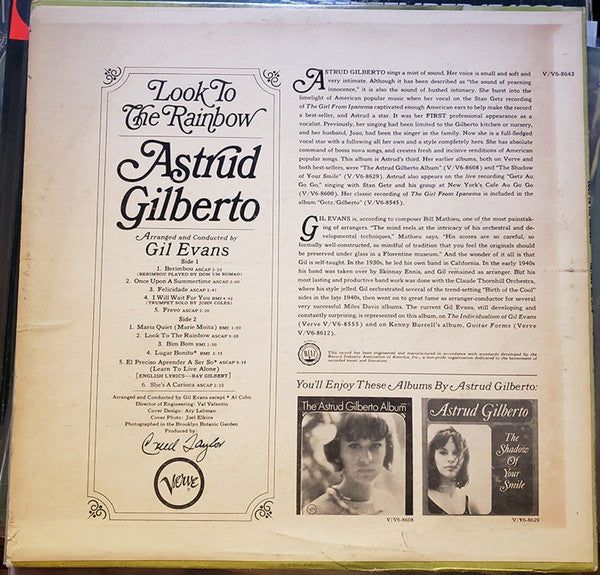 Astrud Gilberto : Look To The Rainbow (LP,Album,Mono)