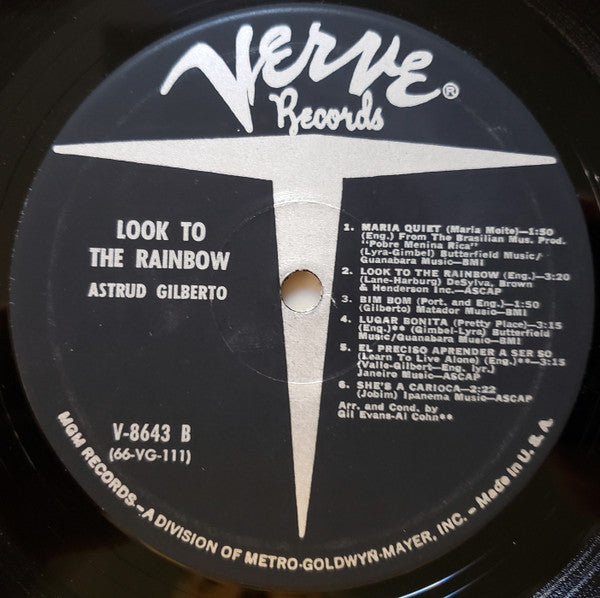 Astrud Gilberto : Look To The Rainbow (LP,Album,Mono)