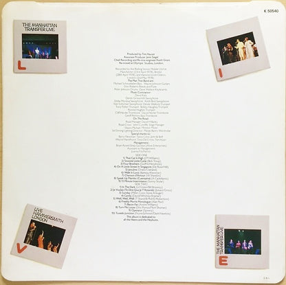 Manhattan Transfer, The : Live (LP,Album)