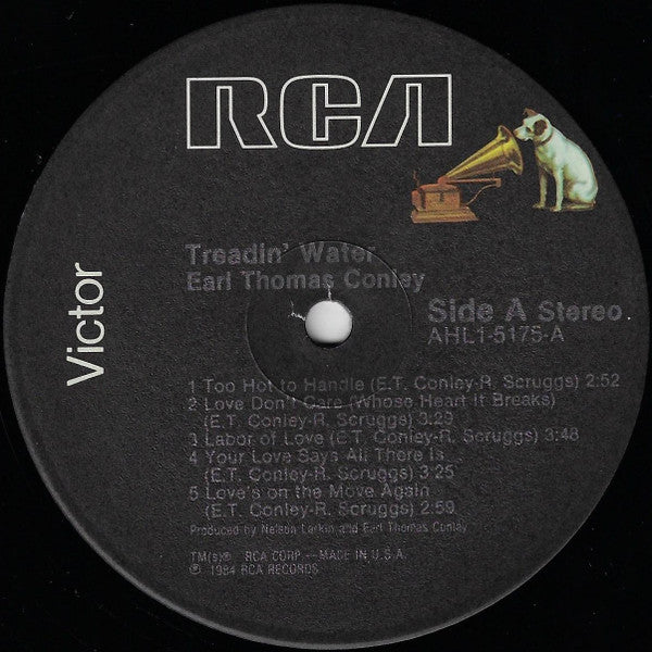 Earl Thomas Conley : Treadin' Water (LP,Stereo)
