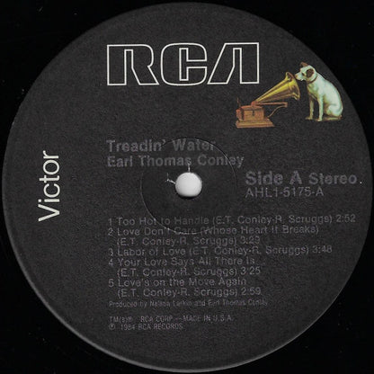 Earl Thomas Conley : Treadin' Water (LP,Stereo)