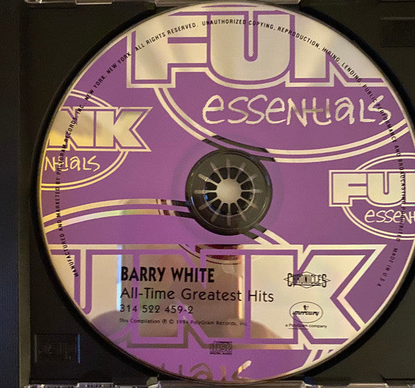 Barry White : All-Time Greatest Hits (Compilation,Remastered)