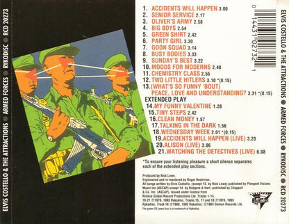 Elvis Costello & The Attractions : Armed Forces (Album,Reissue,Remastered)