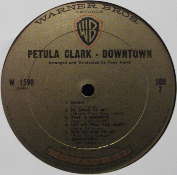 Petula Clark : Downtown (LP,Album,Mono)
