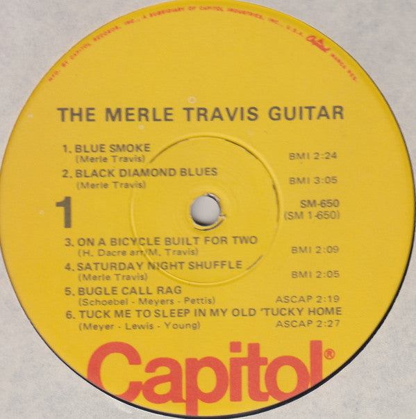 Merle Travis : The Merle Travis Guitar (LP,Album,Reissue)