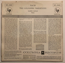 Johann Sebastian Bach : Glenn Gould : The Goldberg Variations (LP,Repress,Mono)