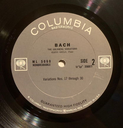 Johann Sebastian Bach : Glenn Gould : The Goldberg Variations (LP,Repress,Mono)
