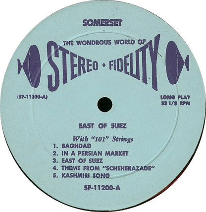 101 Strings : East Of Suez (LP,Stereo)