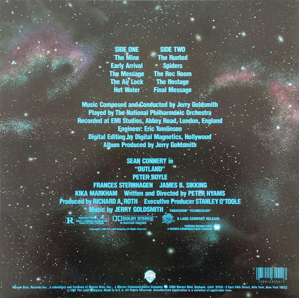 Jerry Goldsmith : Outland (Original Motion Picture Soundtrack) (LP,Album)