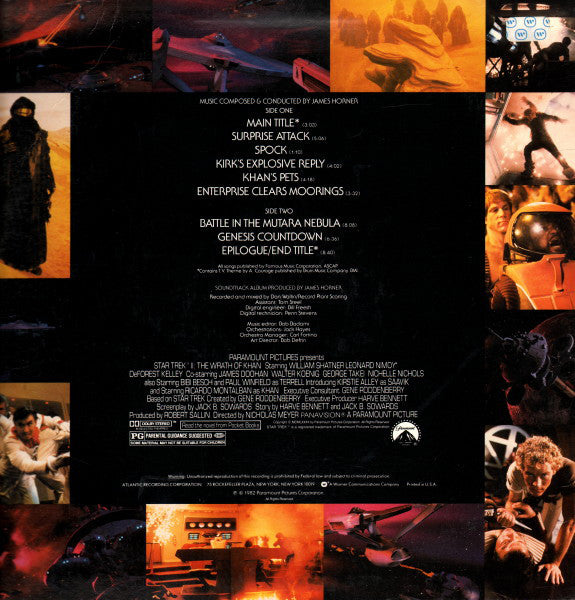 James Horner : Star Trek II: The Wrath Of Khan (Original Motion Picture Soundtrack) (LP,Album,Stereo)