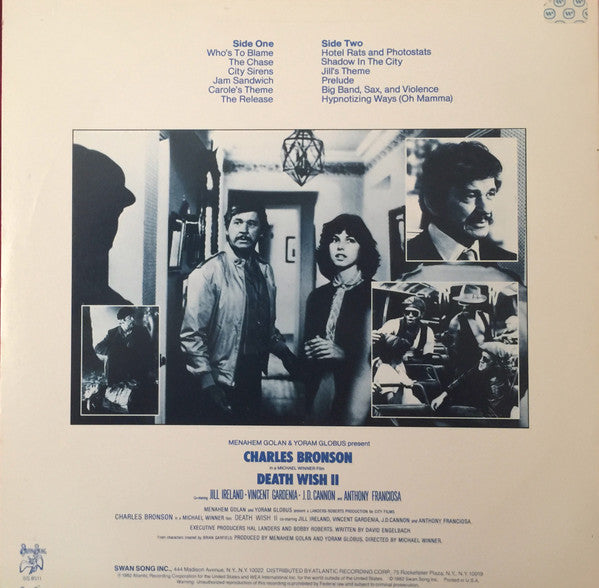 Jimmy Page : Death Wish II (The Original Soundtrack) (LP,Album,Stereo)