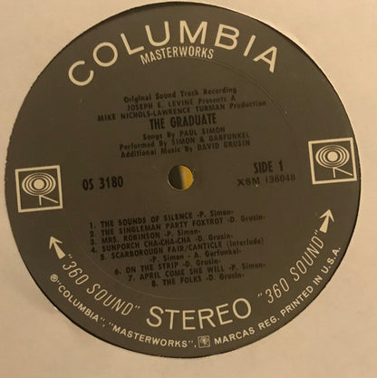 Simon & Garfunkel, Dave Grusin : The Graduate (The Original Sound Track Recording) (LP,Album,Stereo)