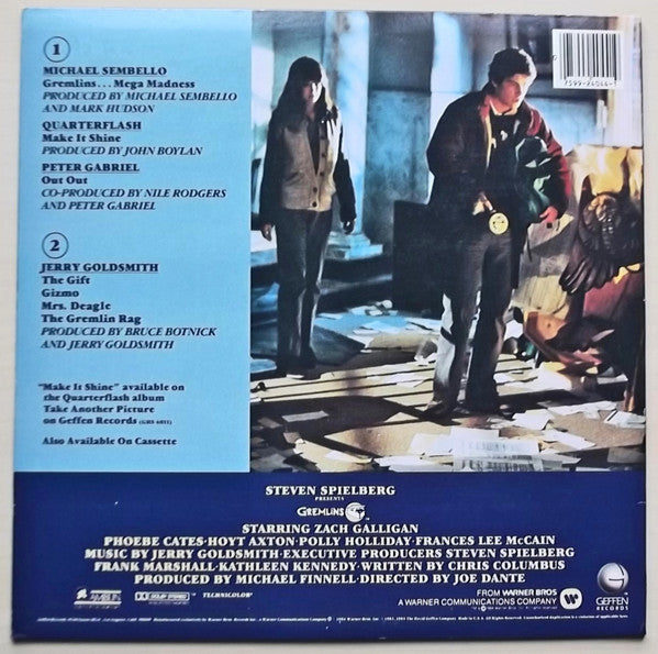 Various : Gremlins (Music From The Original Motion Picture Sound Track) (LP,Mini-Album)