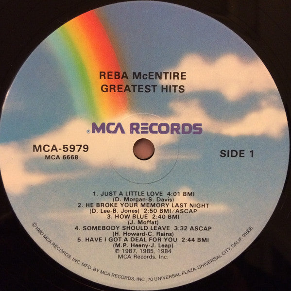Reba McEntire : Greatest Hits (LP,Compilation)