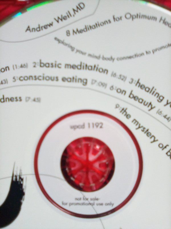 Andrew Weil, Arcangelos Chamber Ensemble, The : 8 Meditations For Optimal Health (Album,Promo)