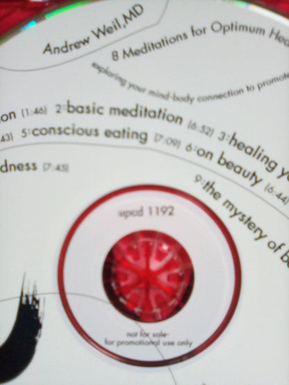 Andrew Weil, Arcangelos Chamber Ensemble, The : 8 Meditations For Optimal Health (Album,Promo)