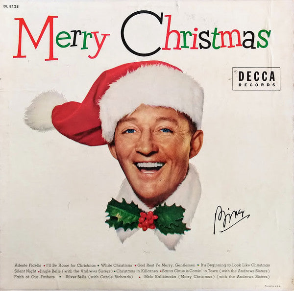 Bing Crosby : Merry Christmas (LP,Album,Mono)