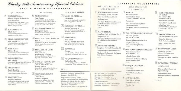 Various : Chesky Records 10th Anniversary Special Edition (Compilation)