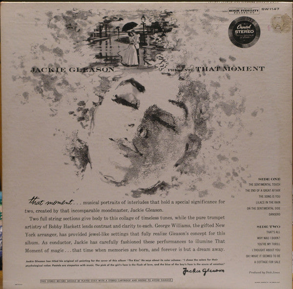 Jackie Gleason : Lush Musical Interludes For That Moment (LP,Album,Reissue,Stereo)