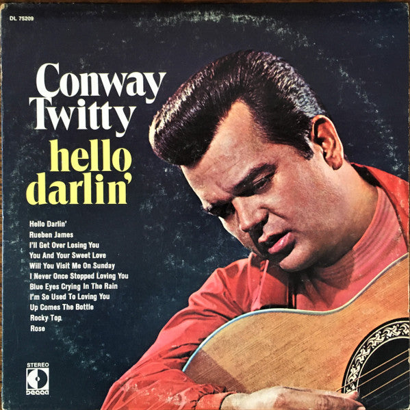 Conway Twitty : Hello Darlin' (LP,Album,Stereo)
