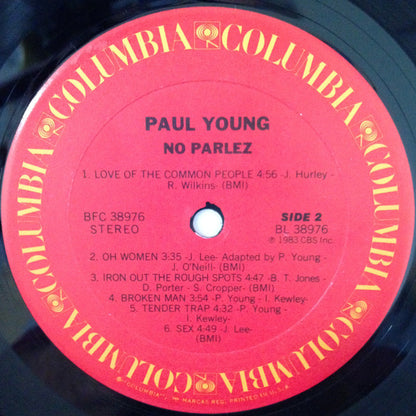 Paul Young : No Parlez (LP,Album,Stereo)