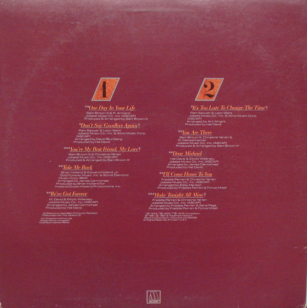 Michael Jackson : One Day In Your Life (LP,Compilation)