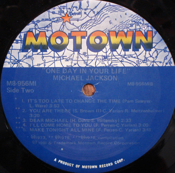 Michael Jackson : One Day In Your Life (LP,Compilation)