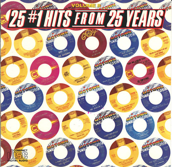 Various : 25 #1 Hits From 25 Years (Volume II) (Compilation,Club Edition)