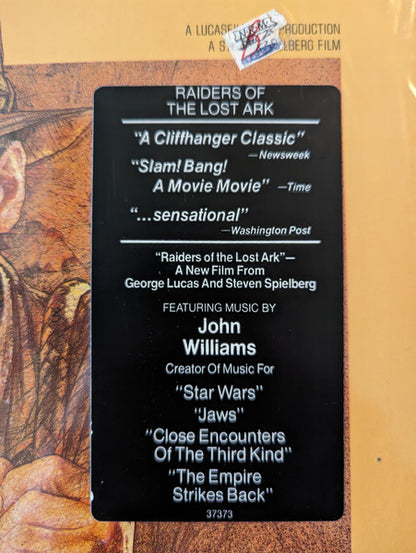 John Williams (4) : Raiders Of The Lost Ark (Original Motion Picture Soundtrack) (LP,Album,Stereo)