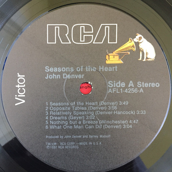John Denver : Seasons Of The Heart (LP,Album)