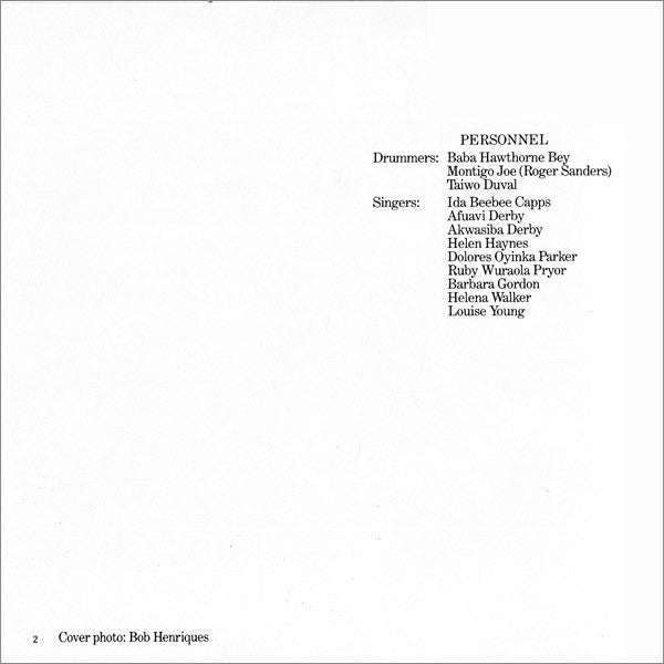Babatunde Olatunji : Drums Of Passion (Album,Reissue)