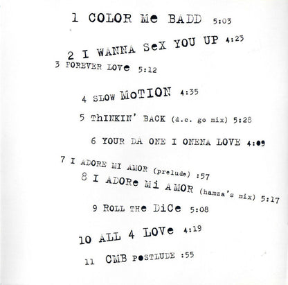 Color Me Badd : Young, Gifted And Badd - The Remixes (Album)