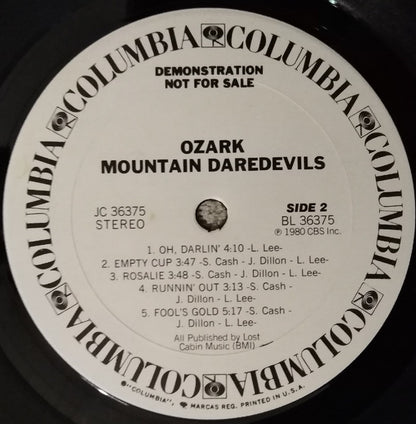 Ozark Mountain Daredevils, The : Ozark Mountain Daredevils (LP,Album,Promo)