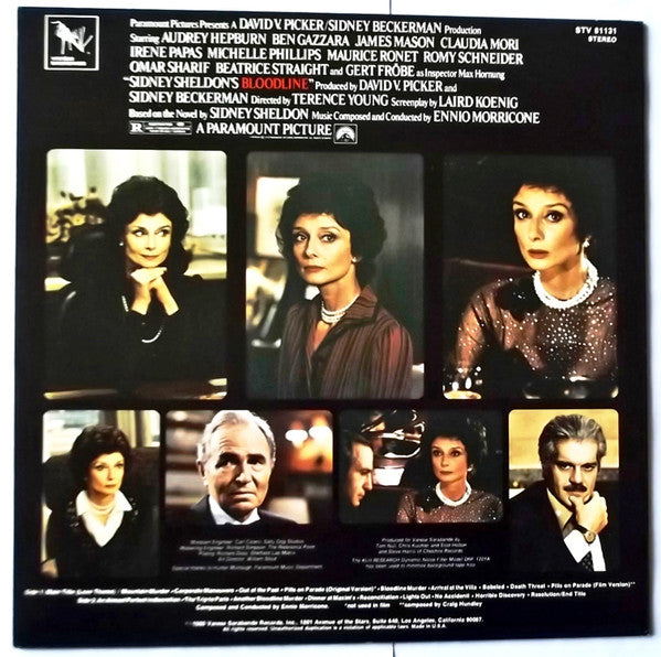 Ennio Morricone : Bloodline (Original Motion Picture Soundtrack) (LP,Album)
