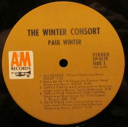 Winter Consort, The : The Winter Consort (LP,Album)