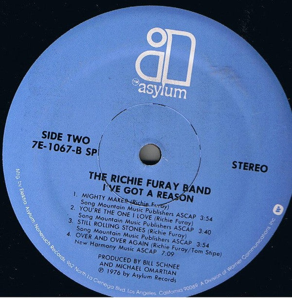 Richie Furay Band, The : I've Got A Reason (LP,Album)