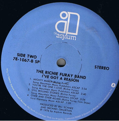 Richie Furay Band, The : I've Got A Reason (LP,Album)