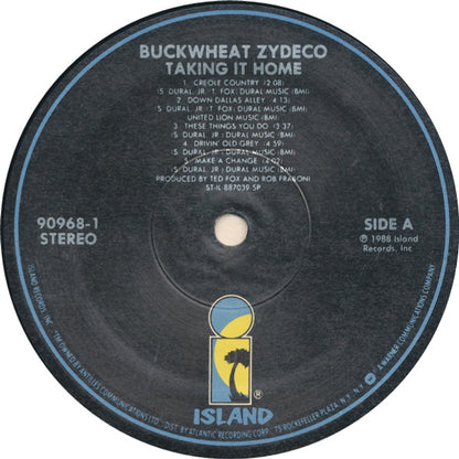 Buckwheat Zydeco : Taking It Home (LP,Album,Stereo)