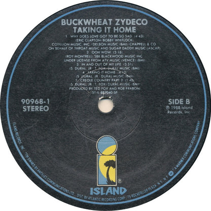 Buckwheat Zydeco : Taking It Home (LP,Album,Stereo)