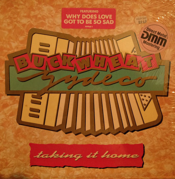 Buckwheat Zydeco : Taking It Home (LP,Album,Stereo)