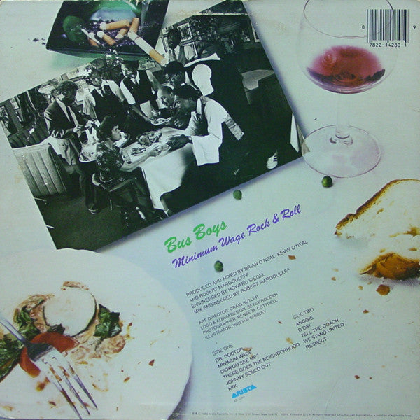 Bus Boys, The : Minimum Wage Rock & Roll (LP,Album)