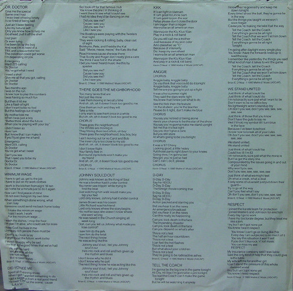 Bus Boys, The : Minimum Wage Rock & Roll (LP,Album)