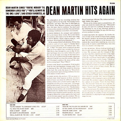 Dean Martin : Dean Martin Hits Again (LP,Album,Stereo)