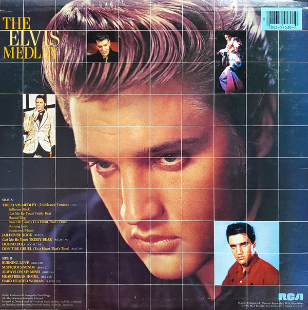 Elvis Presley : The Elvis Medley (LP,Stereo)