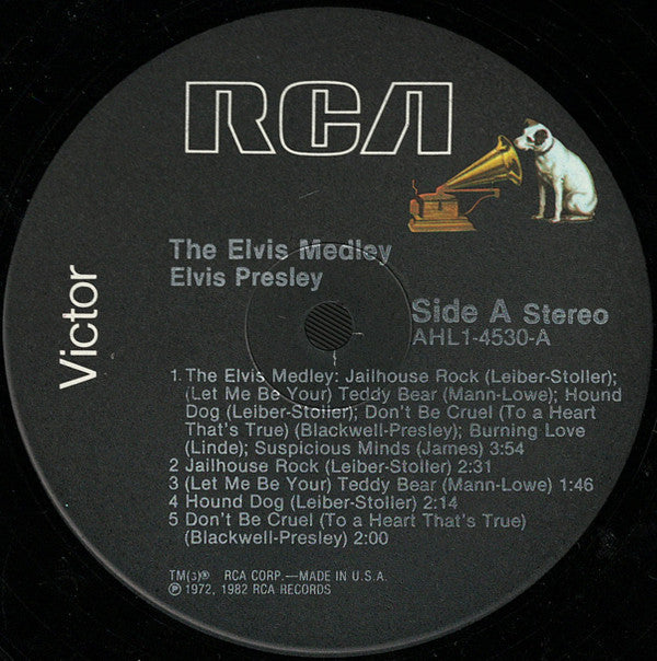 Elvis Presley : The Elvis Medley (LP,Stereo)