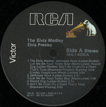 Elvis Presley : The Elvis Medley (LP,Stereo)
