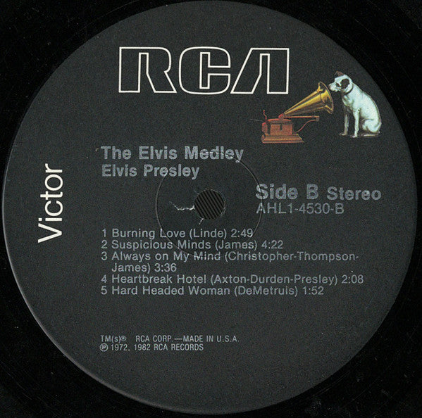 Elvis Presley : The Elvis Medley (LP,Stereo)