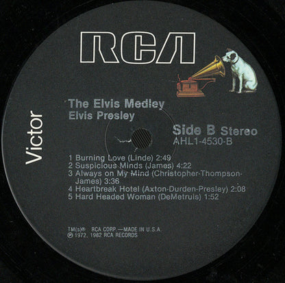 Elvis Presley : The Elvis Medley (LP,Stereo)